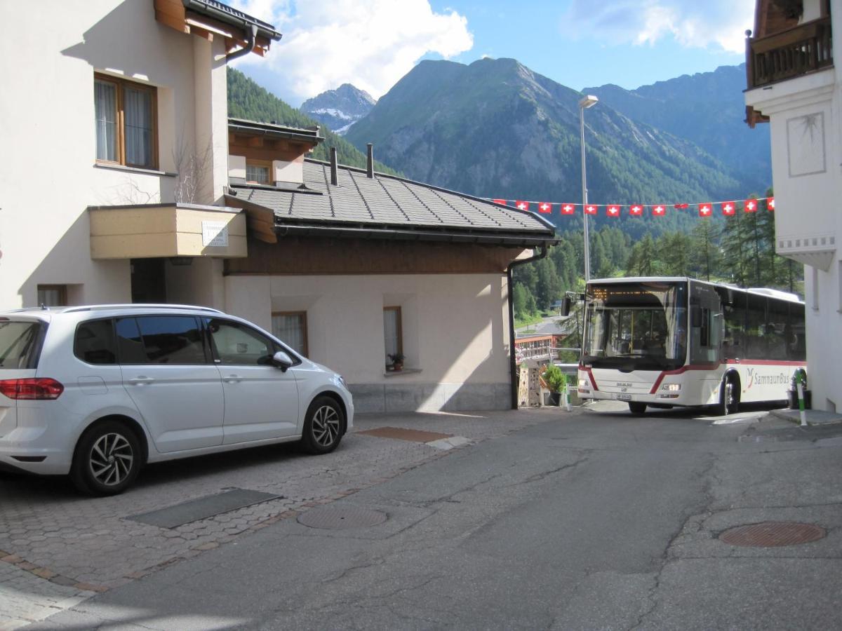 Haus Am Dorfplatz Appartement Samnaun Buitenkant foto